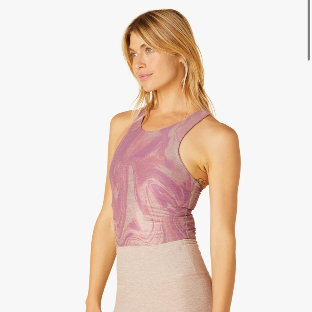 Beyond Yoga XL Tie Dye SoftMark Focus Cropped Tank